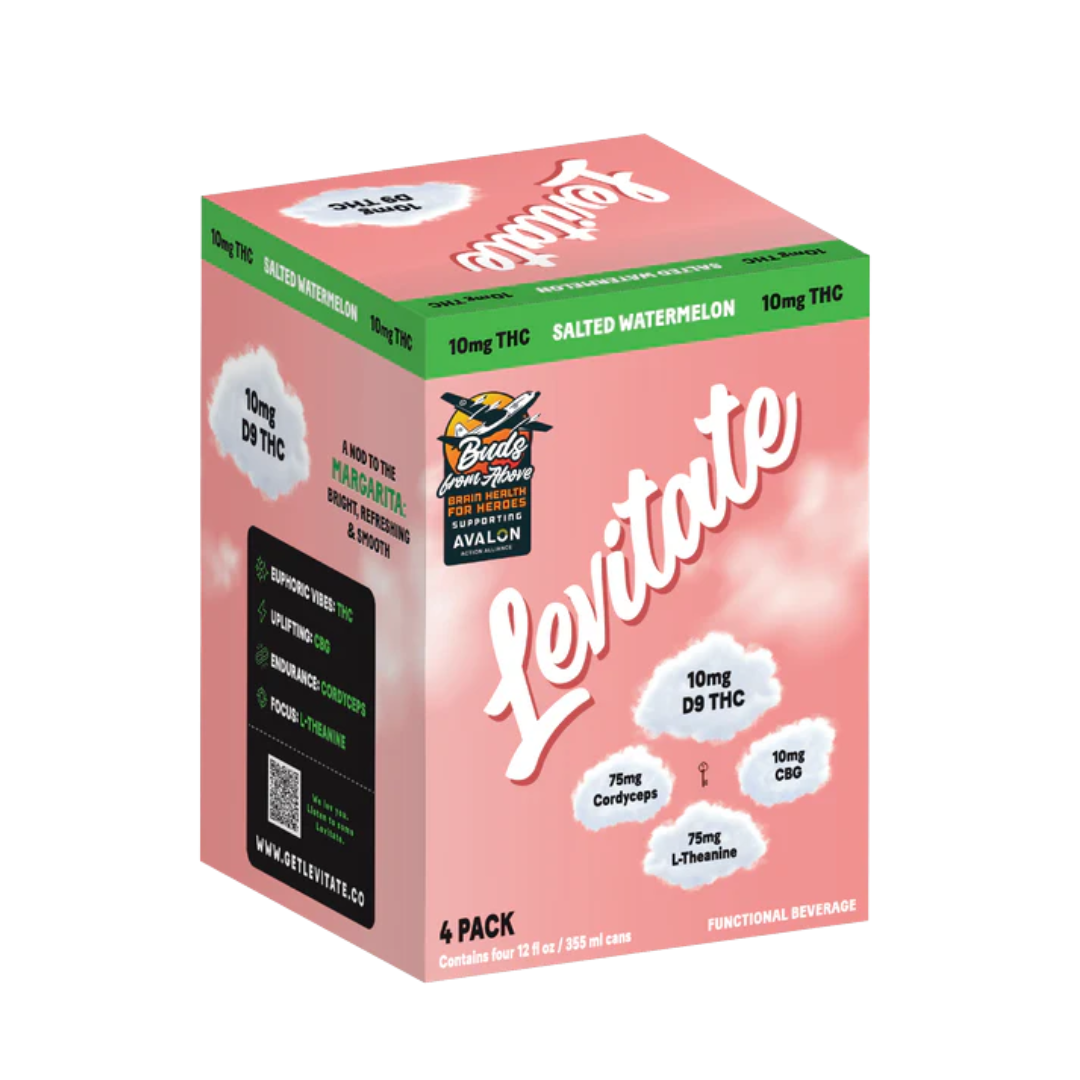 levitate disposable vape 10mg THC Salted Watermelon Beverage Colour:Aurora Green RAZ 50K Savvy Strut - Fresh