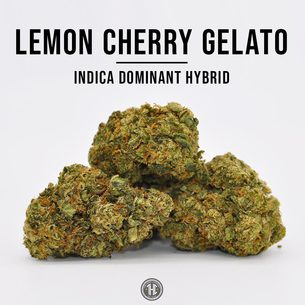 High THCa Hemp Flower, Lemon Cherry Gelato The Hemp Company Raleigh